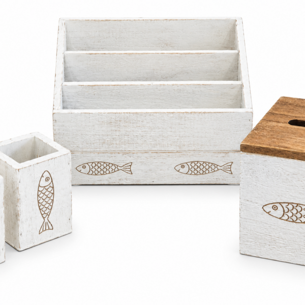 Conjunto de organizadores de madera