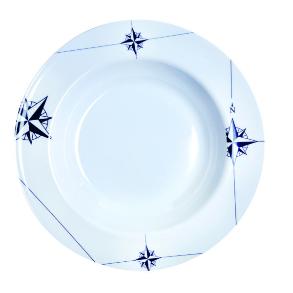 Plato Melamina Hondo Antideslizante Northwind, 6 Pc