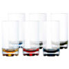 Vaso Refresco Party – Base Colores, 6 Pc